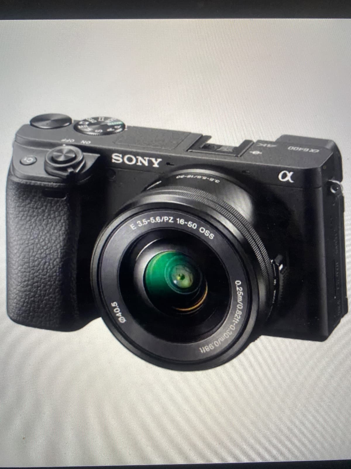 Cámara Sony A6400